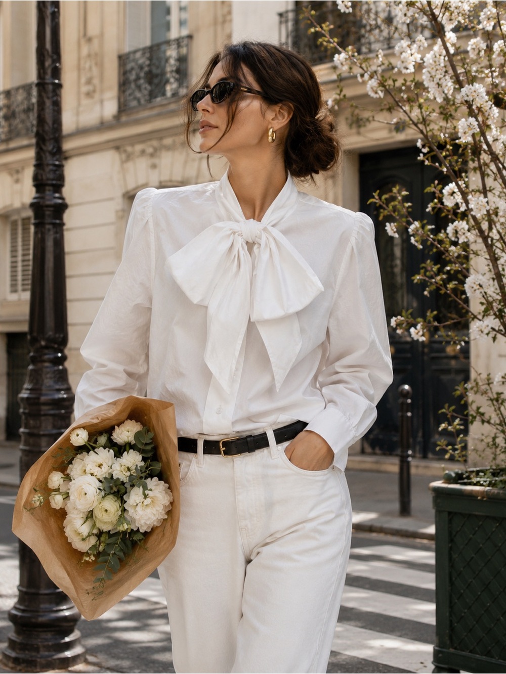 Mare Mare x Anthropologie | NWT Cotton Bow Blouse